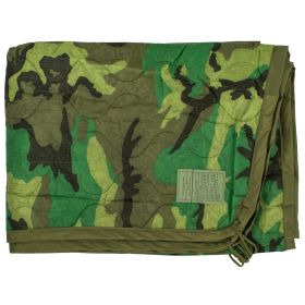 GI PONCHO LINER - WOODLAND CAMO