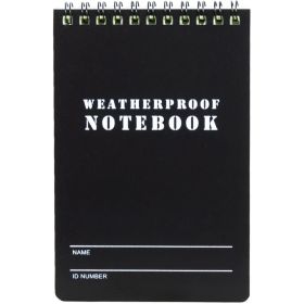 4" X 6" MILITARY STYLE WEATHERPROOF NOTEBOOK 6PK - COY