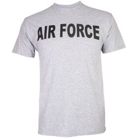 AIR FORCE T (Option: SHIRT GREY XXL)