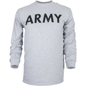 ARMY L/S T (Option: SHIRT GREY XXL *DS)