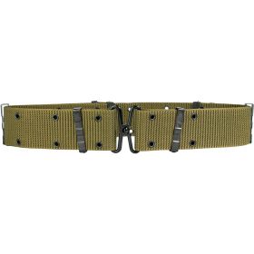 58" PISTOL BELT (Option: METAL BUCKLE  BLACK)