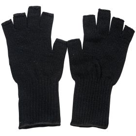 GI SPEC FINGERLESS GLOVES (Option: BLACK)