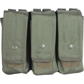 AR (Option: 15 / AK47 TRIPLE MAG POUCH  OLIVE DRAB)