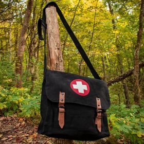 GERMAN STYLE MEDIC BAG (Option: BLACK)